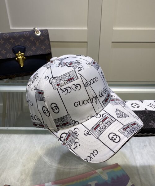 Gucci GG Canvas Baseball Cap White