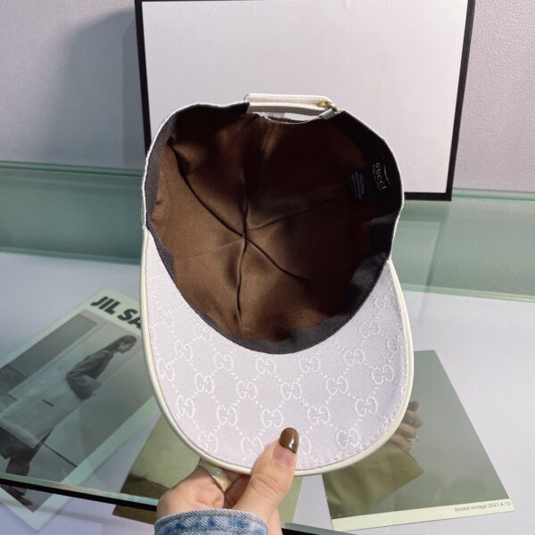 Gucci GG Canvas Baseball Cap White