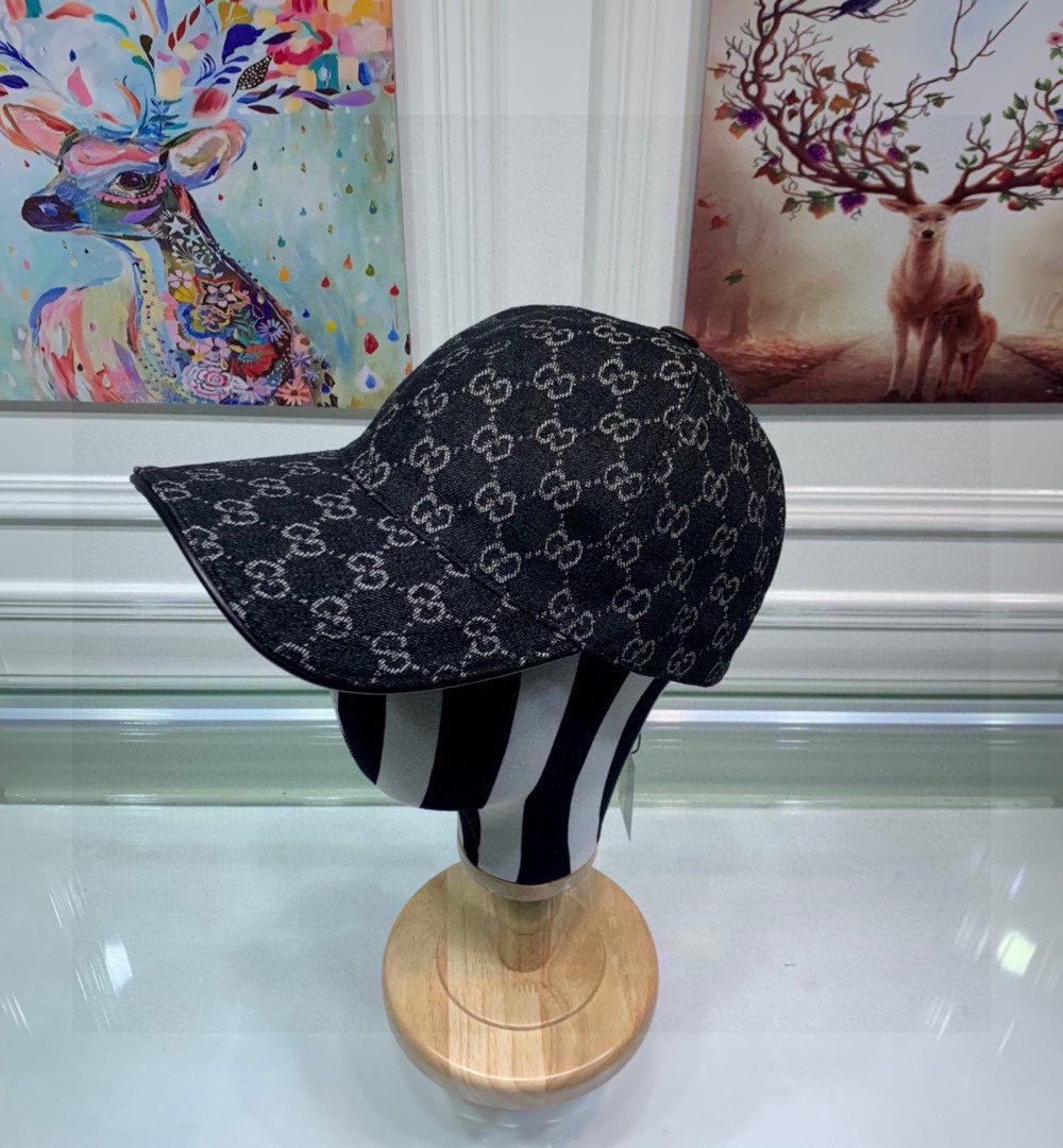 Gucci GG Canvas Bucket Hat Black GG Hat