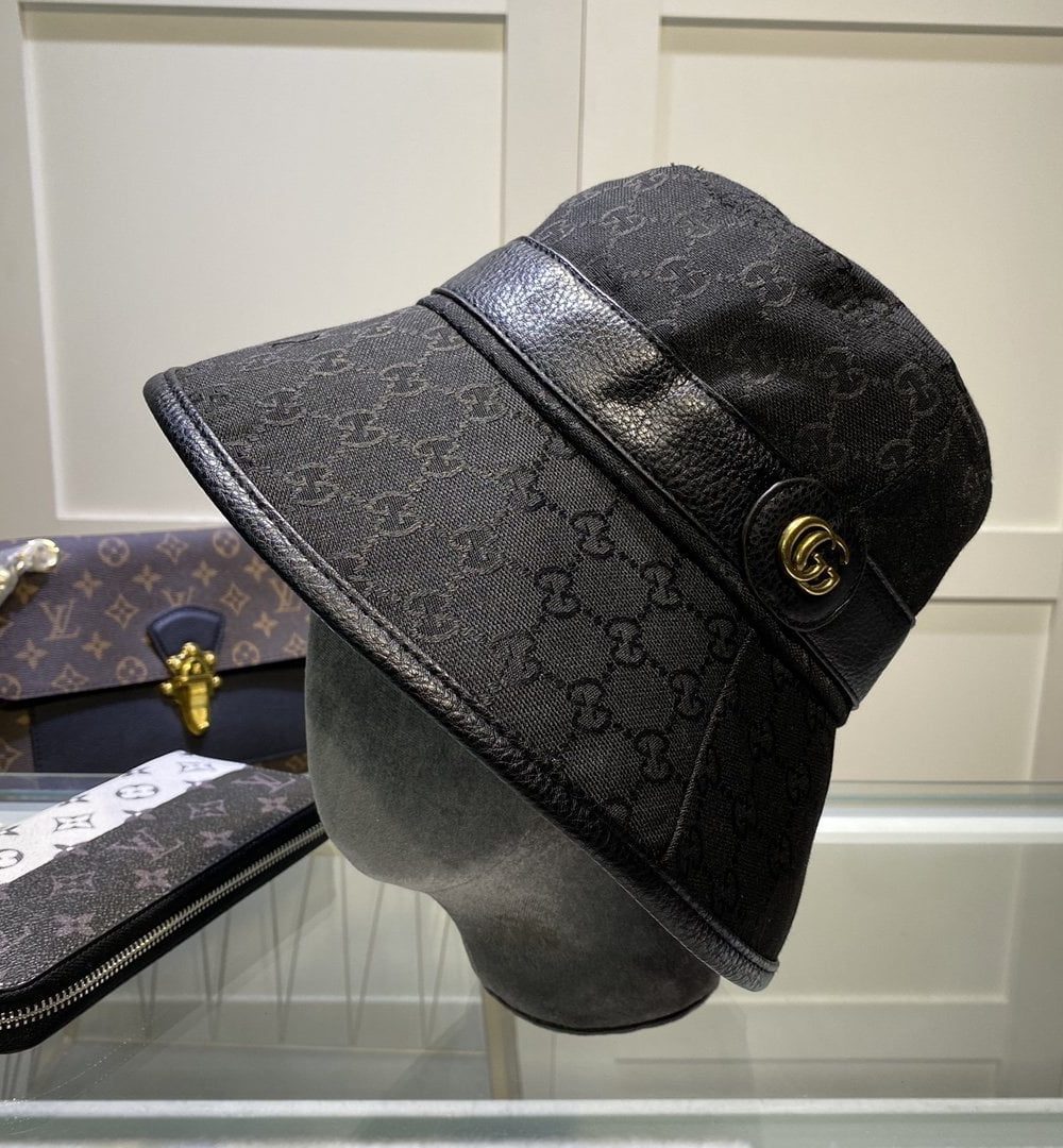 Gucci GG Canvas Bucket Hat Black