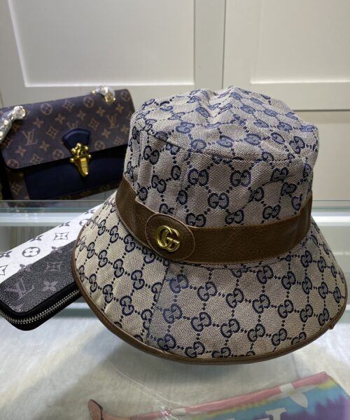 Gucci GG Canvas Bucket Hat Brown