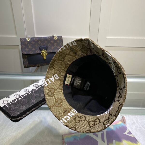 Gucci GG Canvas Bucket Hat Brown