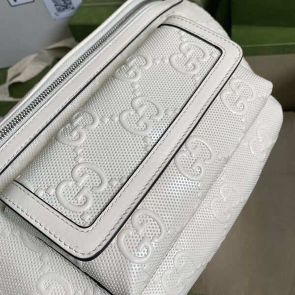 1:1 Replica Gucci GG Embossed Belt Bag White GG Embossed For Men  11in/28cm GG