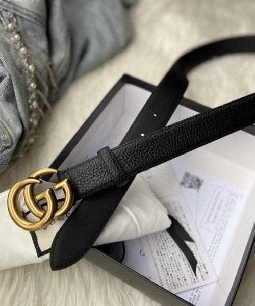 1:1 Replica Gucci GG Marmont Reversible Belt Black Reverses To Brown For Women, Women Belt 627055 CAO2T 8170