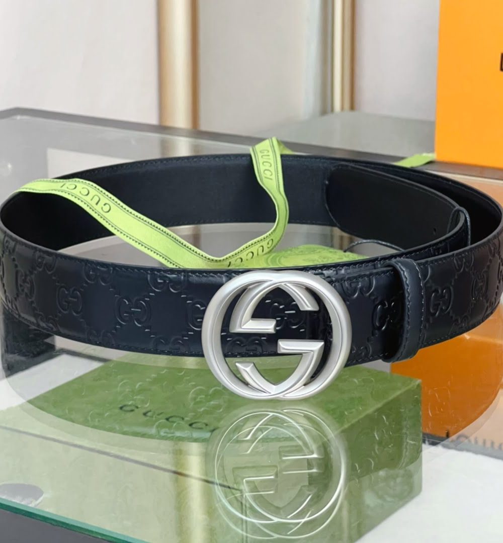 1:1 Replica Gucci GG Marmont Reversible Belt Black, Women Belt