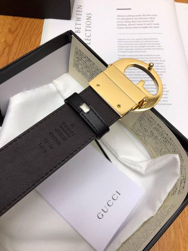 1:1 Replica Gucci GG Marmont Reversible Belt Black, Women Belt
