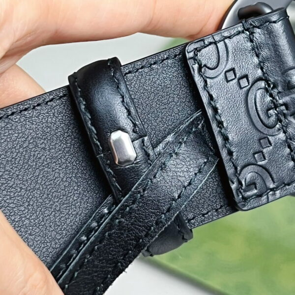 1:1 Replica Gucci GG Marmont Reversible Belt Black, Women Belt