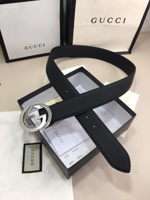 1:1 Replica Gucci GG Marmont Reversible Belt Black, Women Belt