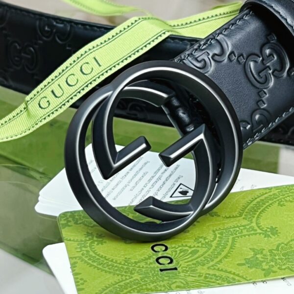 1:1 Replica Gucci GG Marmont Reversible Belt Black, Women Belt