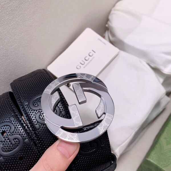 1:1 Replica Gucci GG Marmont Reversible Belt Black, Women Belt