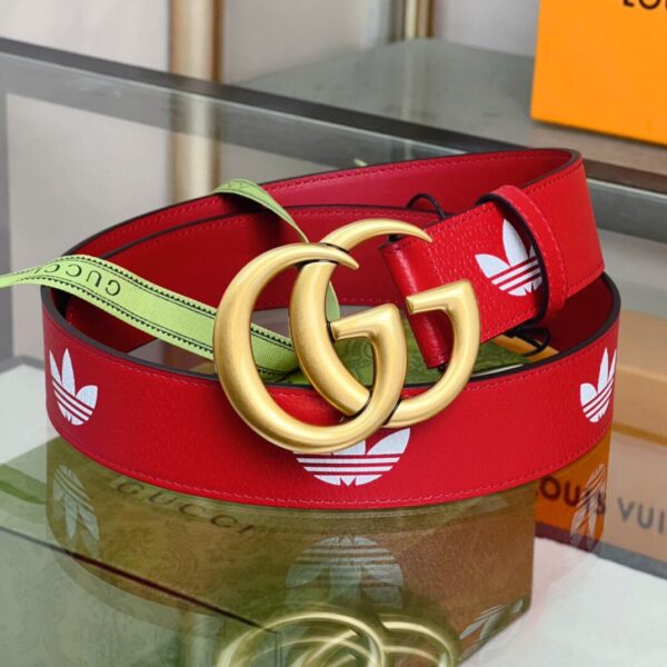 1:1 Replica Gucci GG Marmont Reversible Belt Red, Women Belt
