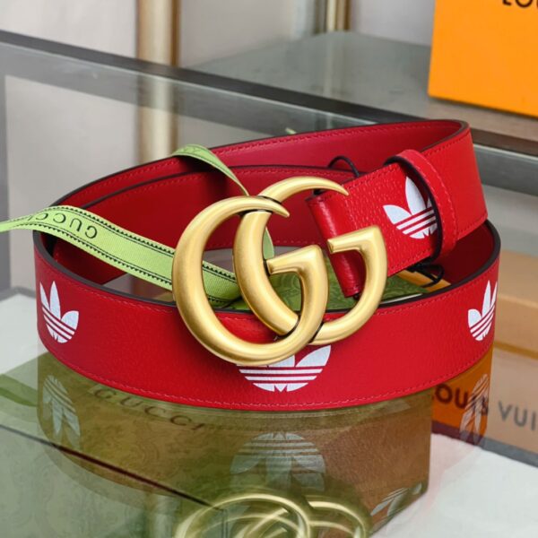 1:1 Replica Gucci GG Marmont Reversible Belt Red, Women Belt