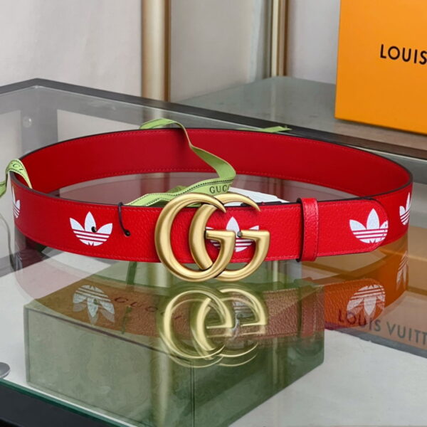 1:1 Replica Gucci GG Marmont Reversible Belt Red, Women Belt