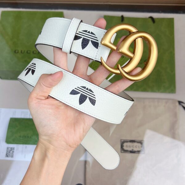 1:1 Replica Gucci GG Marmont Reversible Belt White, Women Belt