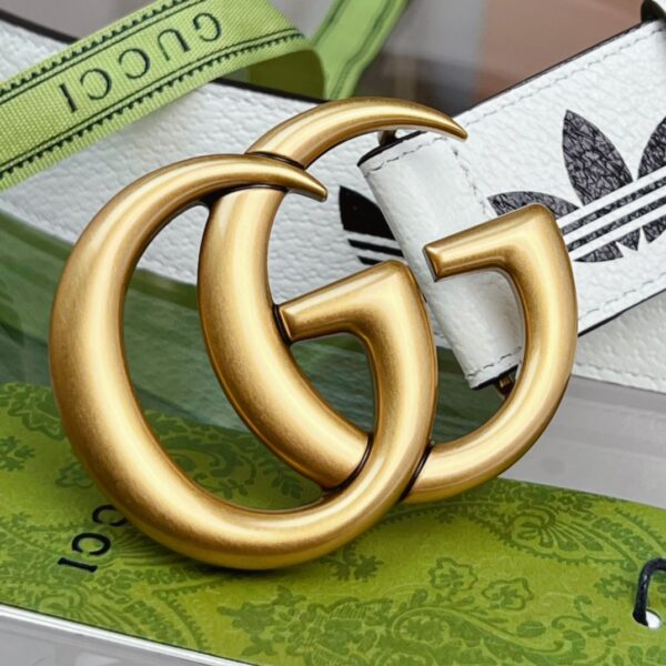 1:1 Replica Gucci GG Marmont Reversible Belt White, Women Belt