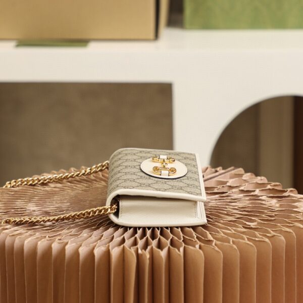 1:1 Replica Gucci Horsebit 1955 Wallet With Chain 19cm Beige