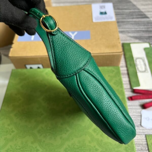 1:1 Replica Gucci Jackie 1961 Mini Shoulder Bag Green For Women, Women's Bags 7.5in/19cm GG