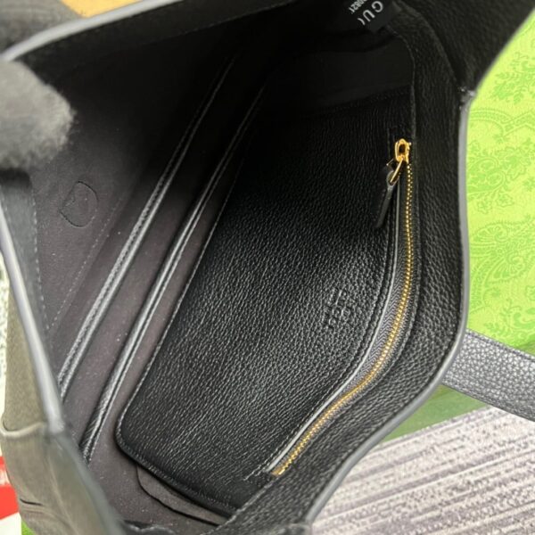 1:1 Replica Gucci Jackie 1961 Small Shoulder Bag Black For Women, Women's Bags 10.8in/28cm GG ‎636709 10O0G 1000
