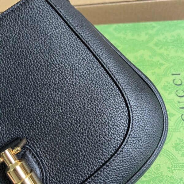 1:1 Replica Gucci Jackie 1961 Small Shoulder Bag Black For Women, Women's Bags 10.8in/28cm GG ‎636709 10O0G 1000