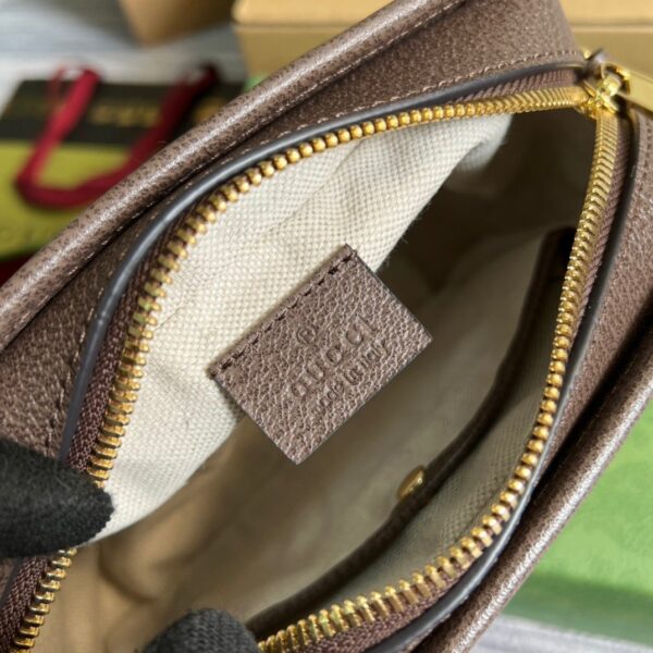 1:1 Replica Gucci Jumbo GG Mini Bag Camel And Ebony Jumbo GG Canvas For Women  8.9in/22.5cm GG 696075 UKMDG 2570