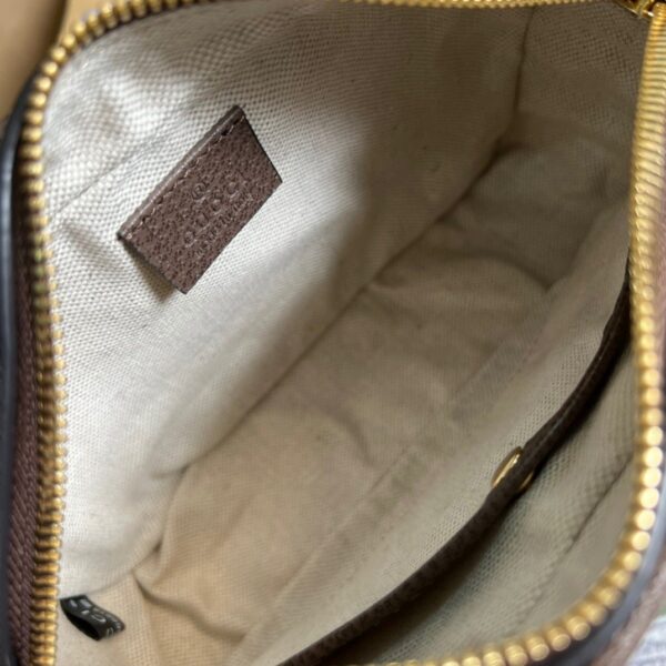 1:1 Replica Gucci Jumbo GG Mini Bag Camel And Ebony Jumbo GG Canvas For Women  8.9in/22.5cm GG 696075 UKMDG 2570