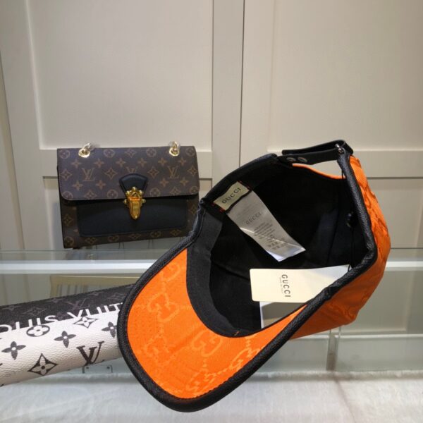 Gucci Off The Grid Baseball Hat Orange GG Hat