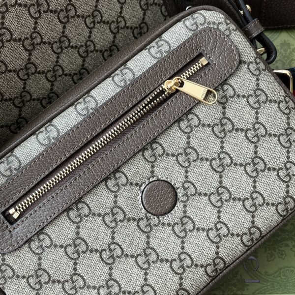 1:1 Replica Gucci Ophidia GG Small Shoulder Bag Beige And Brown For Women, Women's Bags 9.1in/23cm GG