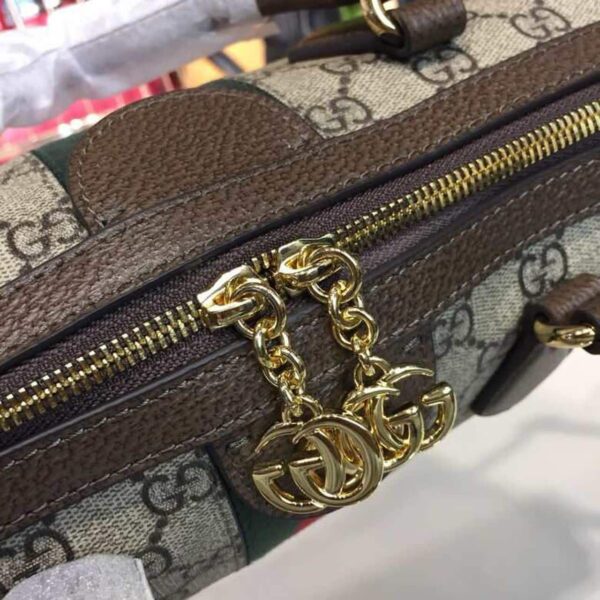 1:1 Replica Gucci Ophidia GG Supreme Medium Top Handle Bag Beige For Women 12.6in/32cm GG 524532
