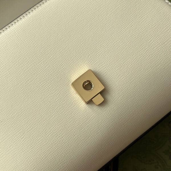 1:1 Replica Gucci Ophidia Gucci Horsebit 1955 Mini Bag White For Women, Women's Bags 8.6in/22cm GG