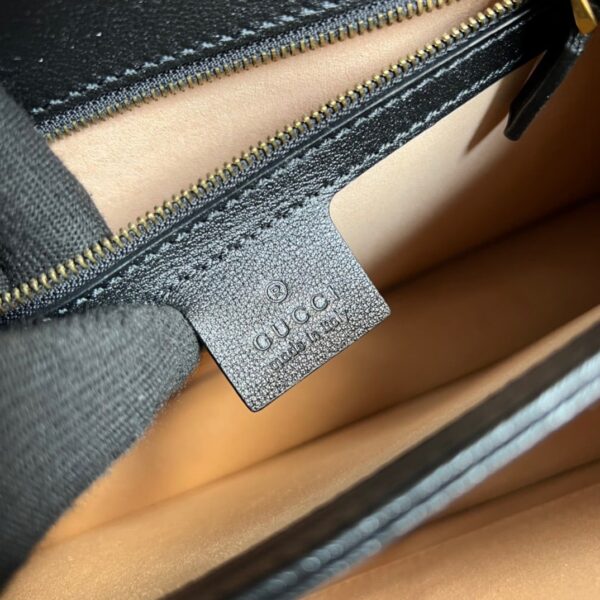 1:1 Replica Gucci Ophidia Small GG Top Handle Bag Balck For Women, Women's Bags 9.8in/25cm GG