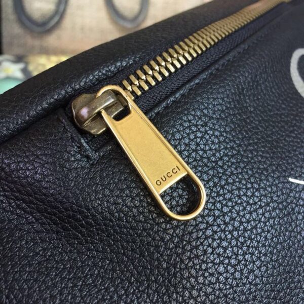 1:1 Replica Gucci Print Waist Belt Bag Black For Women And Men 15in/39cm GG 530412