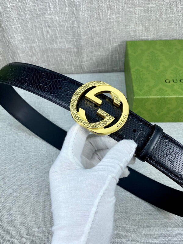 1:1 Replica Gucci Signature Belt Black For Women, Women Belt