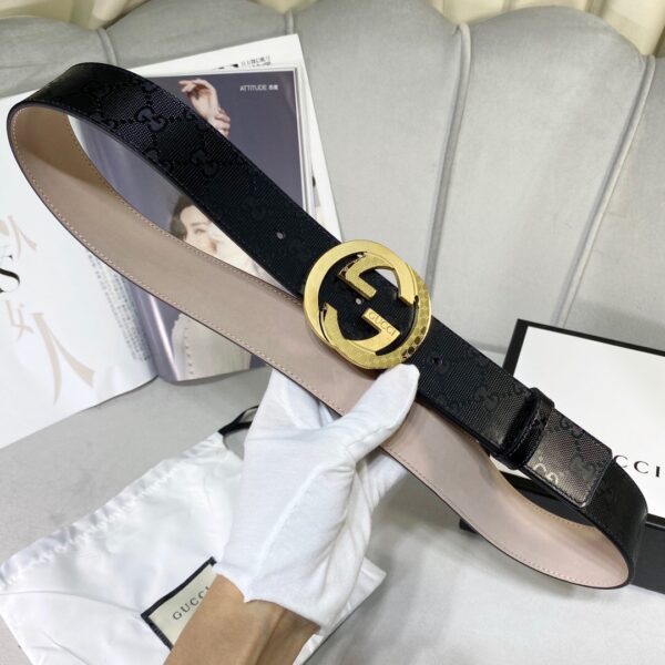 1:1 Replica Gucci Signature Belt Black For Women, Women Belt