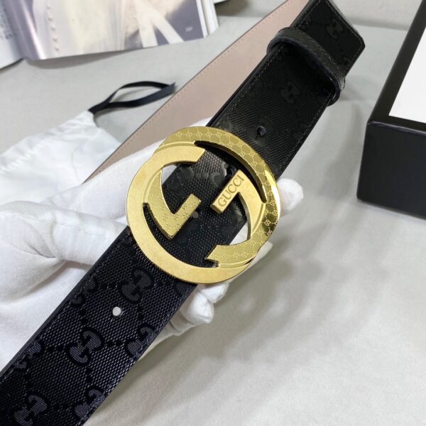 1:1 Replica Gucci Signature Belt Black For Women, Women Belt