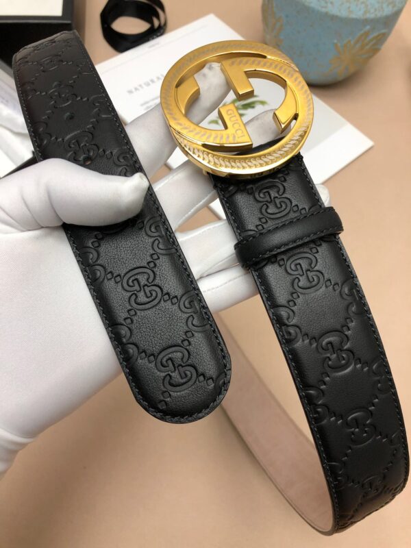 1:1 Replica Gucci Signature Belt Black For Women, Women Belt