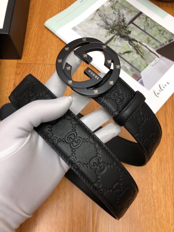 1:1 Replica Gucci Signature Belt Black For Women, Women Belt