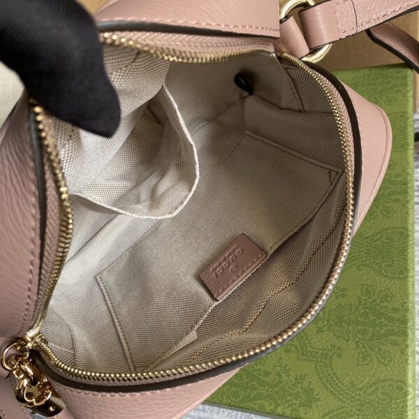 1:1 Replica Gucci Soho Small Disco Bag Dust Pink For Women, Women's Bags, Shoulder And Crossbody Bags 8in/21cm GG 308364