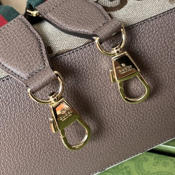 1:1 Replica Gucci Tote Bag With Jumbo Camel And Ebony Jumbo GG Canvas For Women 14.6in/37cm ‎678839 UKMDG 2570