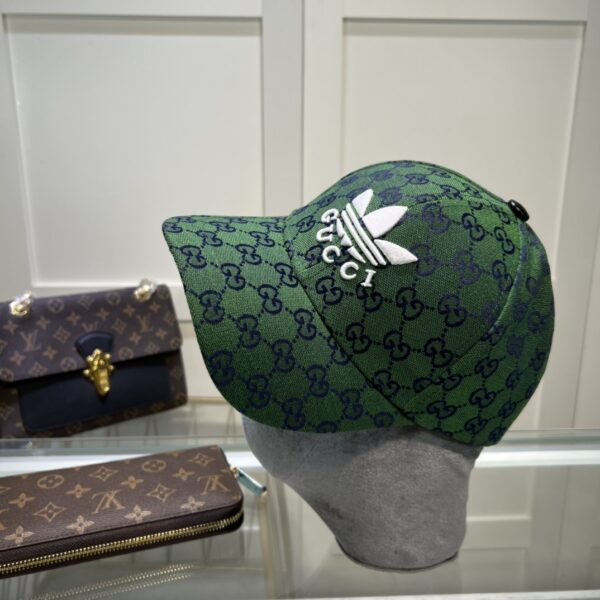 Gucci x Adidas Baseball Hat Green GG Hat