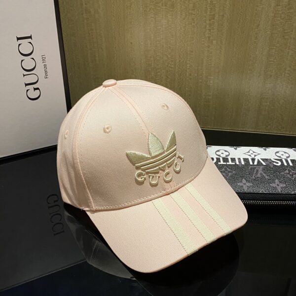 Gucci x Adidas Baseball Hat Pink GG Hat