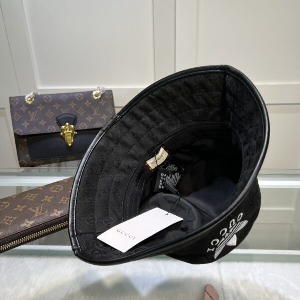 Gucci x Adidas Bucket Hat Black GG Hat