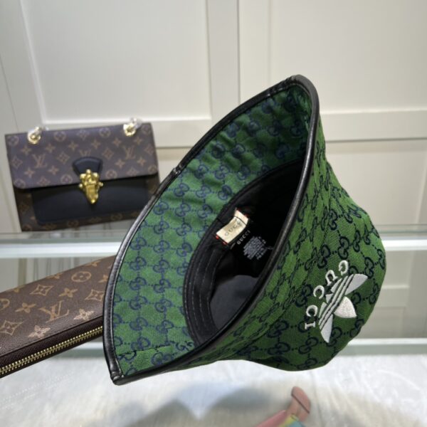 Gucci x Adidas Bucket Hat Green GG Hat