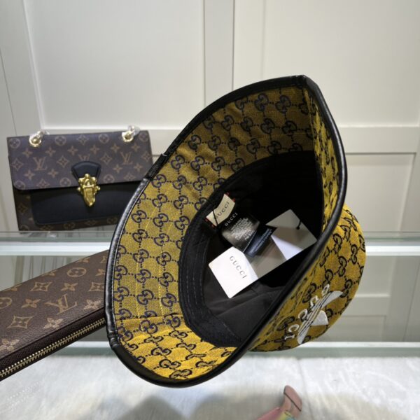 Gucci x Adidas Bucket Hat Yellow GG Hat