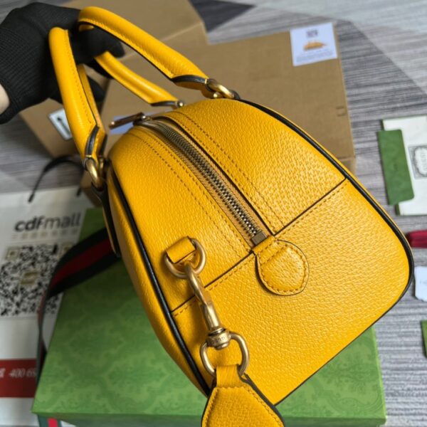 1:1 Replica Gucci x Adidas Mini Duffle Bag Yellow For Women, Women's Bags 12.4in/32cm GG