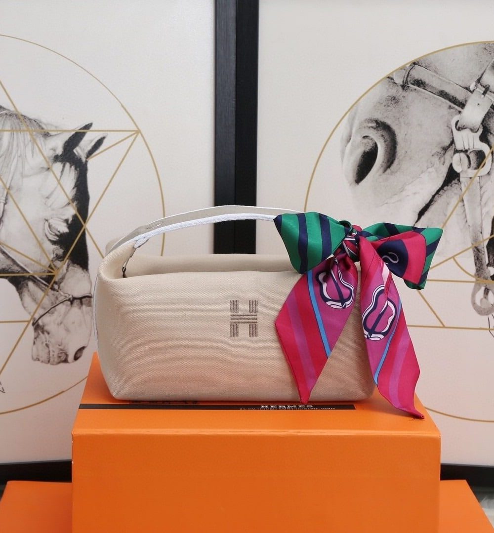 1:1 Replica Hermes Bride A Brac Case Beige Bag For Women, Women's Handbags, Shoulder Bags 9.8in/25cm