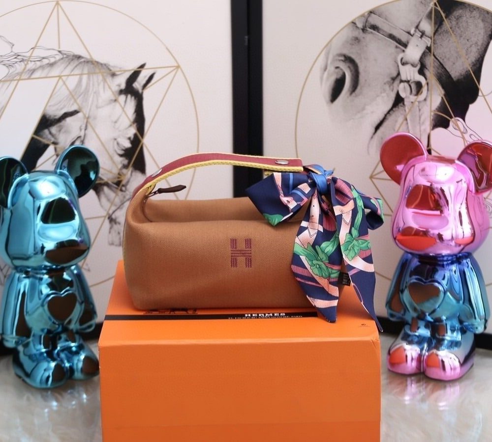 1:1 Replica Hermes Bride A Brac Case Brown Bag For Women, Women's Handbags, Shoulder Bags 9.8in/25cm