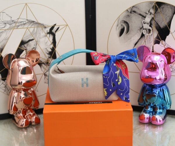 1:1 Replica Hermes Bride A Brac Case Grey Bag For Women, Women's Handbags, Shoulder Bags 9.8in/25cm