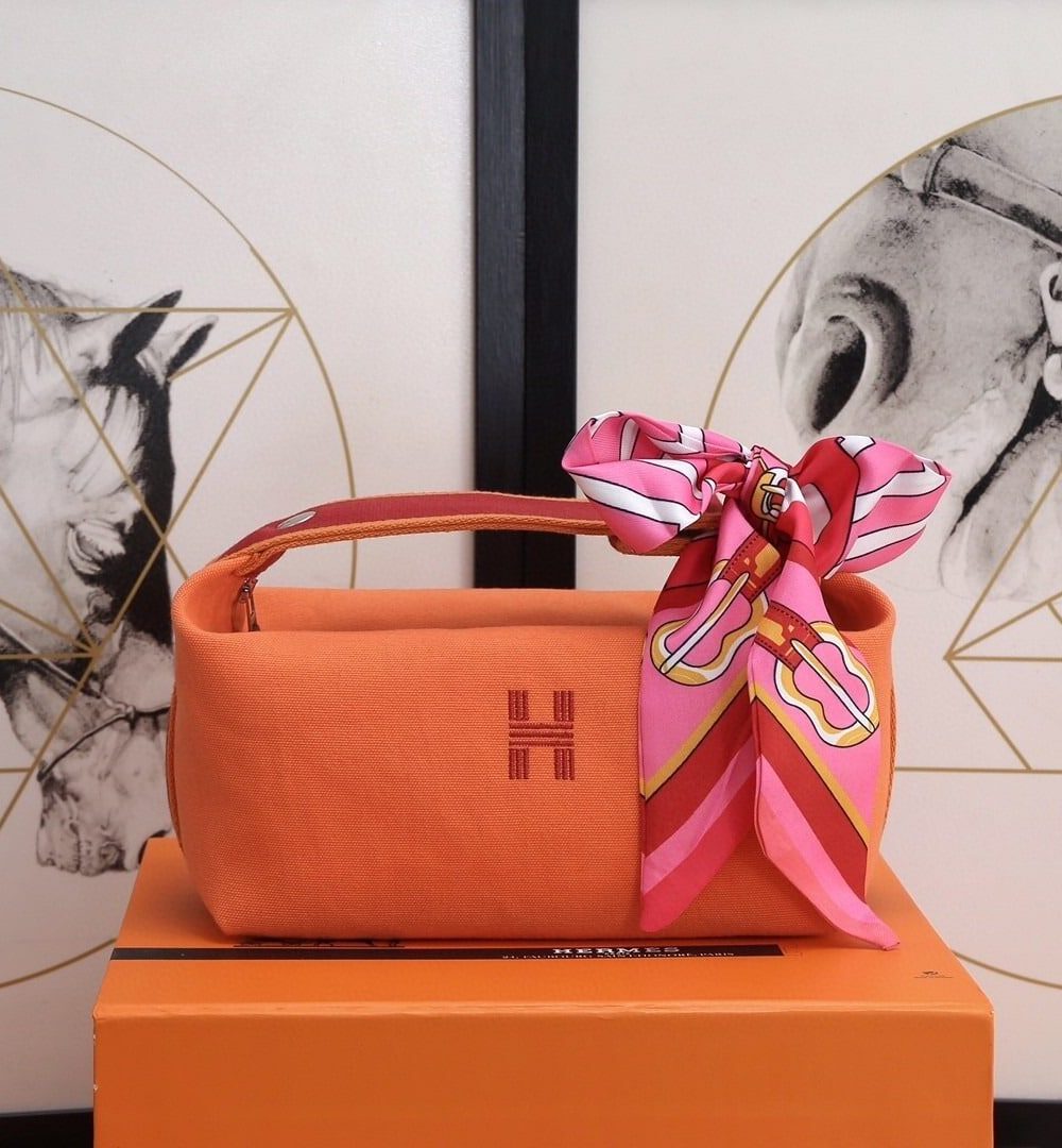1:1 Replica Hermes Bride A Brac Case Orange Bag For Women, Women's Handbags, Shoulder Bags 9.8in/25cm