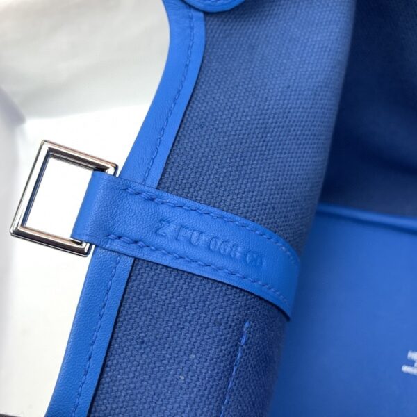 1:1 Replica Hermes Cargo Picotin Lock 18 Blue, Silver Toned Hardware Bag For Women, Women's Handbags, Shoulder Bags 7.1in/18cm
