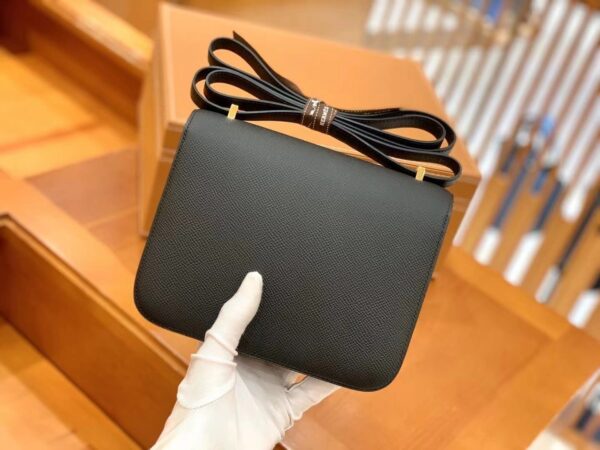 1:1 Replica Hermes Constance 23 Epsom Black For Women, Women's Handbags, Shoulder Bags 9in/23cm